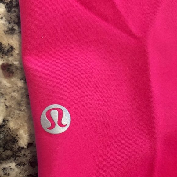 Lululemon Pink Wunder Train High Rise Tights With Pockets Size 6 - Picture 8 of 9
